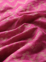 Thumbnail for Pink Silk Blend Woven Zari Design Abstract Saree with Unstitched Blouse - Hiral Fashion - Distacart