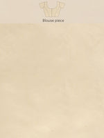 Thumbnail for Blue Pure Cotton Woven Zari Design Floral Saree with Unstitched Blouse - Hiral Fashion - Distacart