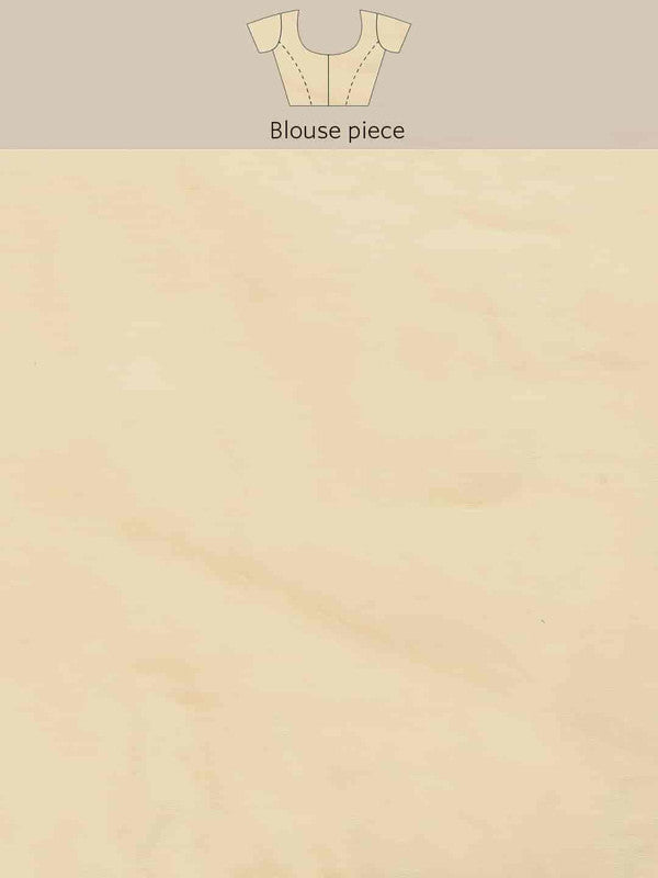 Green Pure Cotton Woven Zari Design Floral Saree with Unstitched Blouse - Hiral Fashion - Distacart