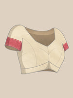 Thumbnail for Pink Pure Cotton Woven Zari Design Floral Saree with Unstitched Blouse - Hiral Fashion - Distacart