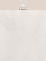 Thumbnail for White Pure Cotton Woven Zari Design Paisley Saree with Unstitched Blouse - Hiral Fashion - Distacart