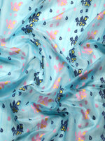 Thumbnail for Turquoise Pure Cotton Woven Zari Design Paisley Saree with Unstitched Blouse - Hiral Fashion - Distacart