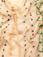 Thumbnail for Multicolor Pure Cotton Woven Zari Design Geomatric Saree with Unstitched Blouse - Hiral Fashion - Distacart