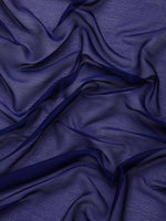 Thumbnail for Navy Blue Pure Viscose Chinon Zari Woven Solid Saree with Unstitched Blouse - Hiral Fashion - Distacart
