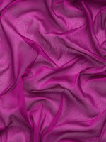 Thumbnail for Purple Pure Viscose Chinon Zari Woven Solid Saree with Unstitched Blouse - Hiral Fashion - Distacart