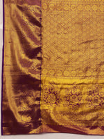 Thumbnail for Green Pure Silk Woven Zari Design Floral Saree with Unstitched Blouse - Hiral Fashion - Distacart