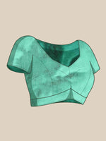 Thumbnail for Multicolor Organza Printed Tie and Dye Saree with Unstitched Blouse - Hiral Fashion - Distacart