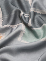 Thumbnail for Multicolor Silk Blend Printed Abstract Saree with Unstitched Blouse - Hiral Fashion - Distacart