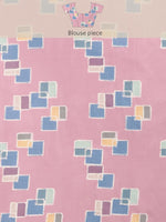 Thumbnail for Multicolor Silk Blend Printed Abstract Saree with Unstitched Blouse - Hiral Fashion - Distacart