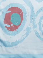 Thumbnail for Sky Blue Silk Blend Printed Abstract Saree with Unstitched Blouse - Hiral Fashion - Distacart