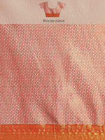 Thumbnail for Purple Tissue Silk Woven Zari Design Floral Saree with Unstitched Blouse - Hiral Fashion - Distacart