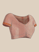 Thumbnail for Purple Brocade Woven Zari Design Floral Saree with Unstitched Blouse - Hiral Fashion - Distacart