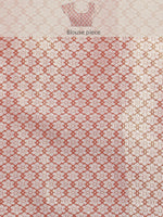 Thumbnail for Green Silk Blend Woven Zari Design Striped Saree with Unstitched Blouse - Hiral Fashion - Distacart