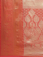 Thumbnail for Turquoise Art Silk Woven Zari Design Floral Saree with Unstitched Blouse - Hiral Fashion - Distacart