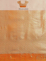 Thumbnail for Green Art Silk Woven Zari Design Floral Saree with Unstitched Blouse - Hiral Fashion - Distacart