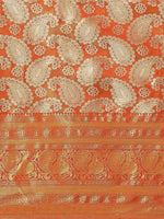 Thumbnail for Yellow Art Silk Woven Zari Design Floral Saree with Unstitched Blouse - Hiral Fashion - Distacart