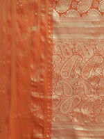 Thumbnail for Yellow Art Silk Woven Zari Design Floral Saree with Unstitched Blouse - Hiral Fashion - Distacart