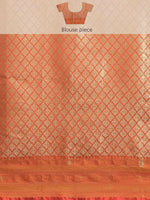 Thumbnail for Yellow Art Silk Woven Zari Design Floral Saree with Unstitched Blouse - Hiral Fashion - Distacart