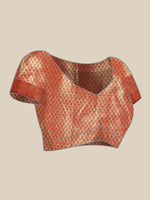 Thumbnail for Black Brocade Woven Zari Design Ethnic Motifs Saree with Unstitched Blouse - Hiral Fashion - Distacart