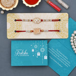 Thumbnail for trueBrowns X Voylla Set of 2 Meenakari Kundan Embellished Rakhi