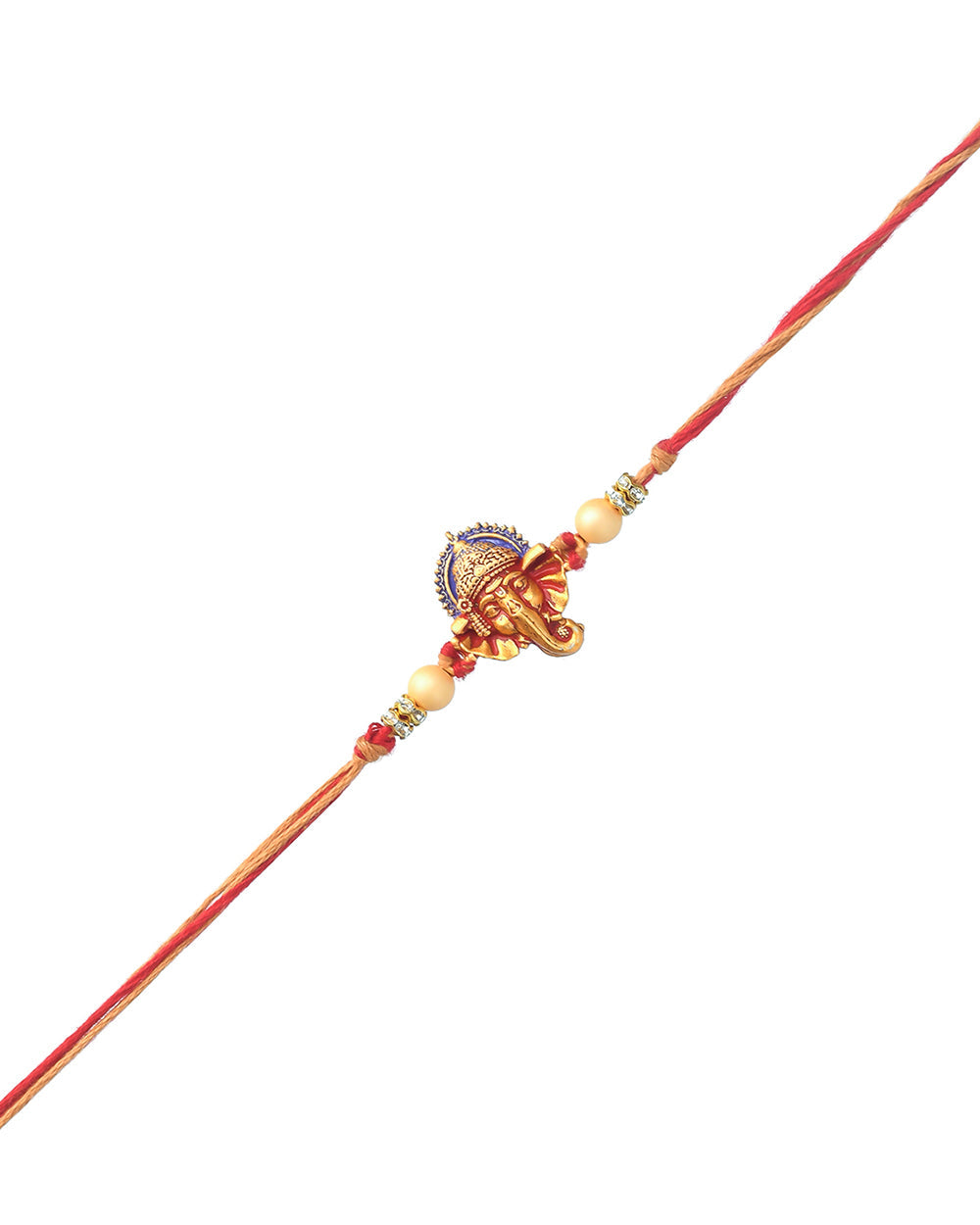 trueBrowns X Voylla Deity Inspired CZ Embellished Ganpati Rakhi