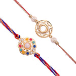 Thumbnail for trueBrowns X Voylla Set of 2 Meenakari Rakhi for Brothers