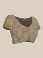 Thumbnail for Multicolor Cotton Blend Printed Kalamkari Saree with Unstitched Blouse - Hiral Fashion - Distacart