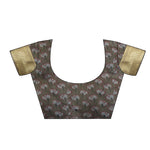 Thumbnail for Multicolor Cotton Blend Printed Kalamkari Saree with Unstitched Blouse - Hiral Fashion - Distacart