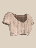 Thumbnail for Multicolor Cotton Blend Printed Kalamkari Saree with Unstitched Blouse - Hiral Fashion - Distacart