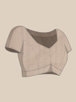 Thumbnail for Beige Cotton Blend Printed Madhubani Saree with Unstitched Blouse - Hiral Fashion - Distacart