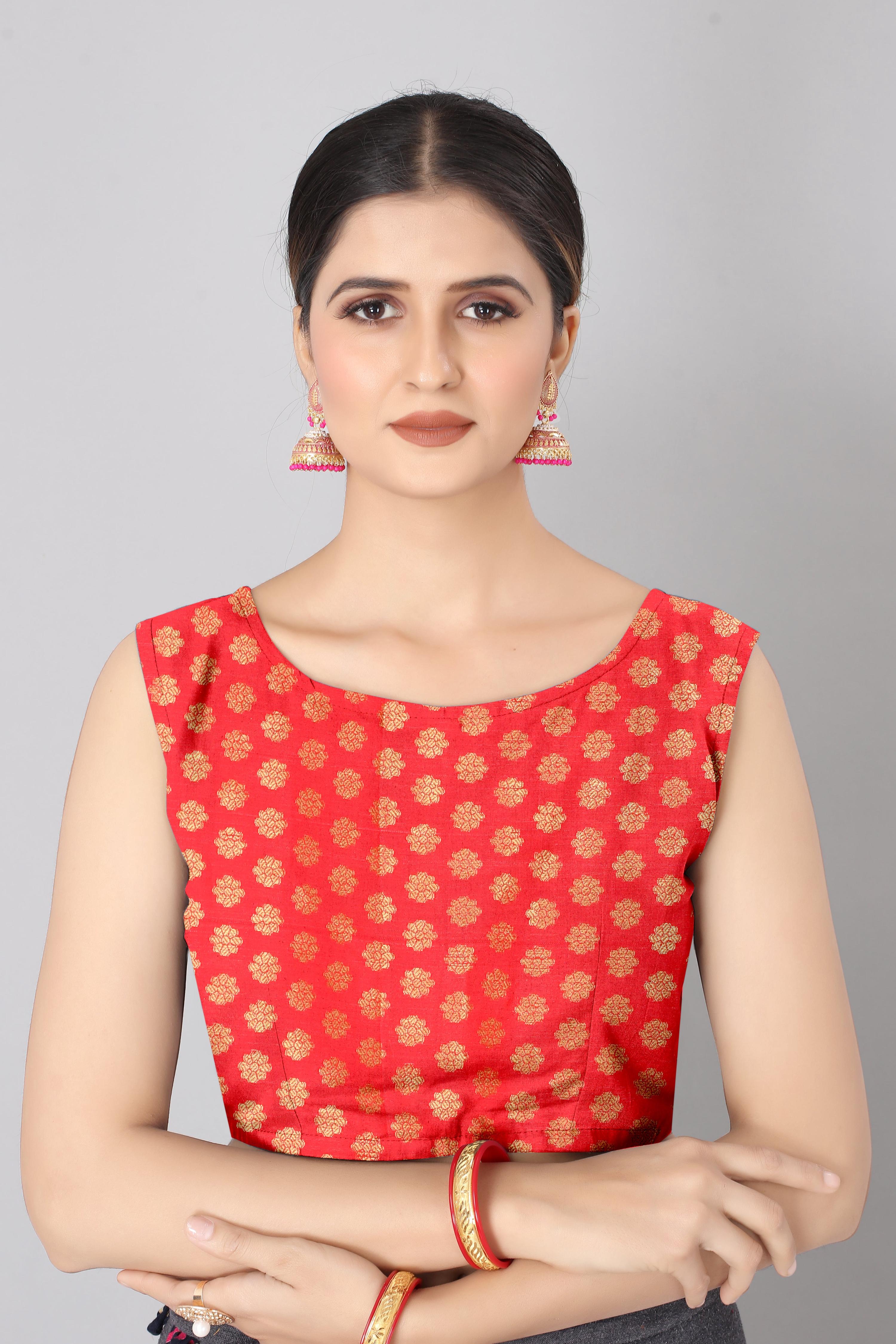 White Silk Blend Woven Zari Design Striped Saree with Unstitched Blouse - Hiral Fashion - Distacart