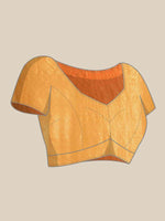 Thumbnail for Beige Jute Silk Embellished Geomatric Saree with Unstitched Blouse - Hiral Fashion - Distacart