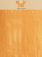 Thumbnail for Beige Jute Silk Embellished Geomatric Saree with Unstitched Blouse - Hiral Fashion - Distacart