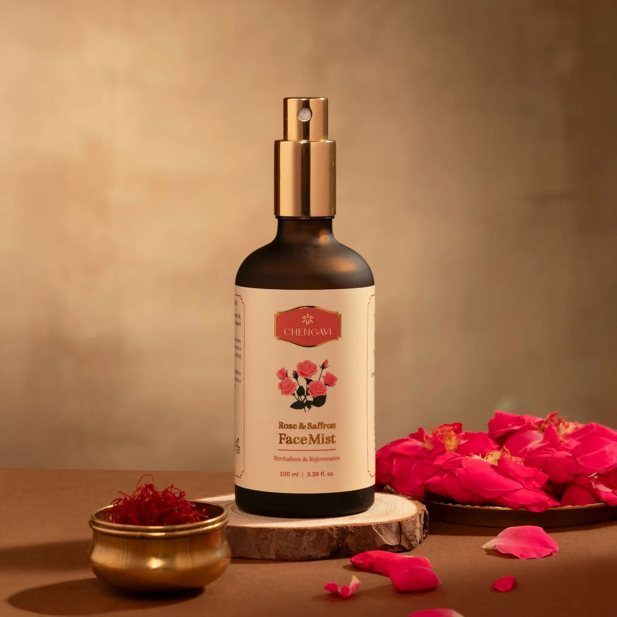 Chengavi Rose & Saffron Face Mist - Distacart