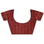 Thumbnail for Joban Fashion Black Bhagalpuri Cotton Silk Stripes/Box Saree