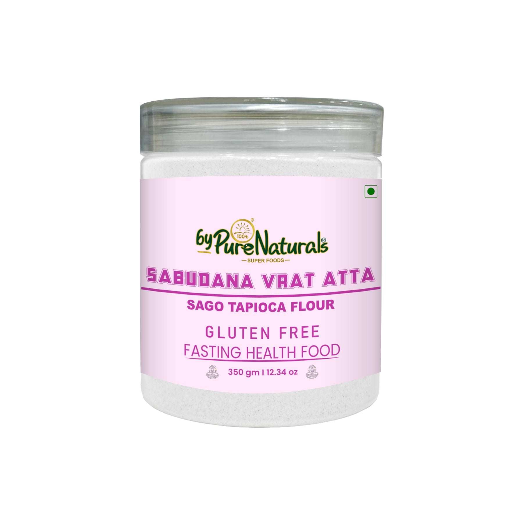byPureNaturals Sabudana Vrat Atta (Sago Tapioca Flour) - Dista