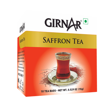 Girnar Black Tea Bags - Saffron - Distacart