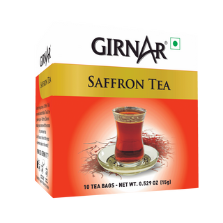 Girnar Black Tea Bags - Saffron