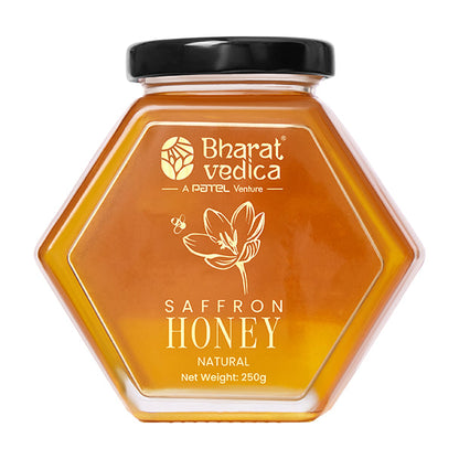 Bharat Vedica Saffron Honey - Kesar Honey / Kesar Shehad - Distacart
