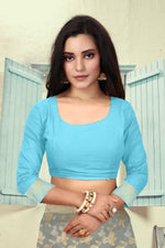 Thumbnail for Vedant Vastram Litchi Silk Designer Banarasi Saree - Grey - Distacart