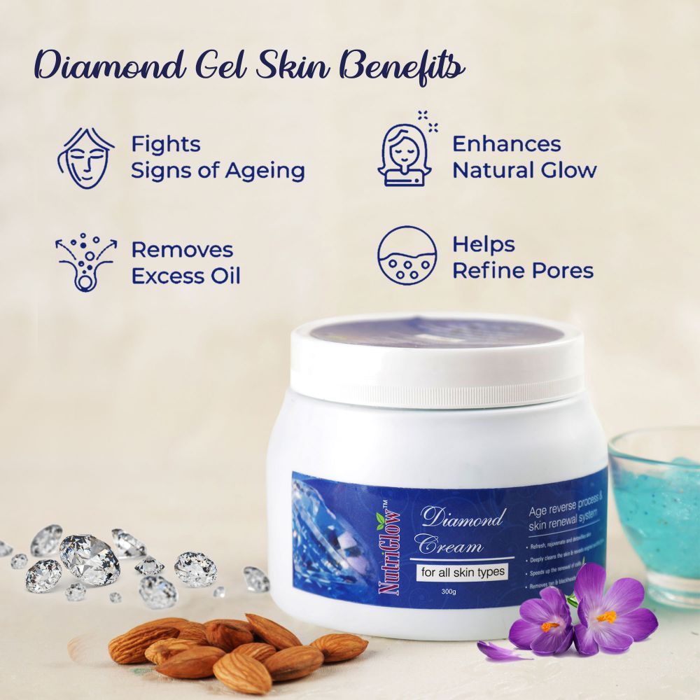 NutriGlow Diamond Massage Cream - Distacart