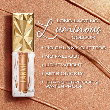 Lakme Be-jewel Satin Eye Tint - Gold Rush - Distacart