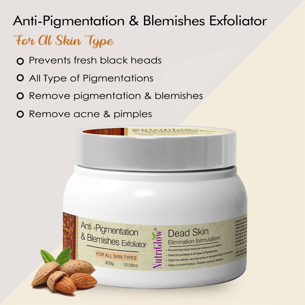 NutriGlow Anti-Pigmentation & Blemishes Exfoliator - Distacart