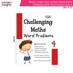 Thumbnail for Scholars Insight Combo Set of Mathematics Workbooks For Grade 4| Set of 3| Problem Solving Book for Kids