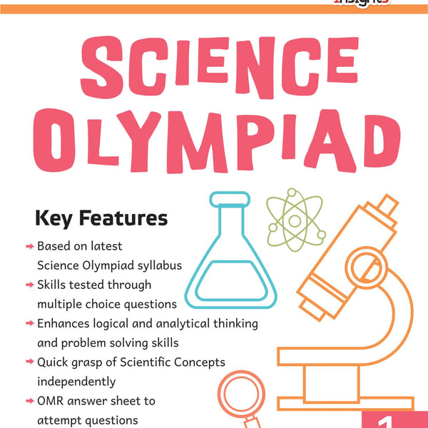 Scholars Insights Science Olympiad Grade 1| Science Practical Questions in MCQ format, QMR Sheet, Self Evaluation Sheet, Test Paper|Ages 6-7 Years - Distacart