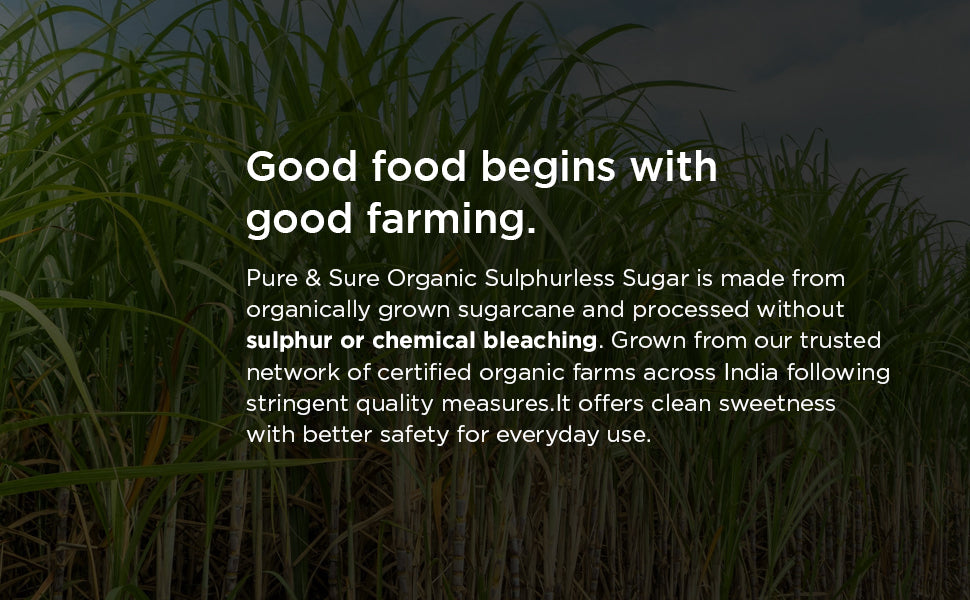 Pure & Sure Organic Sugar - Distacart