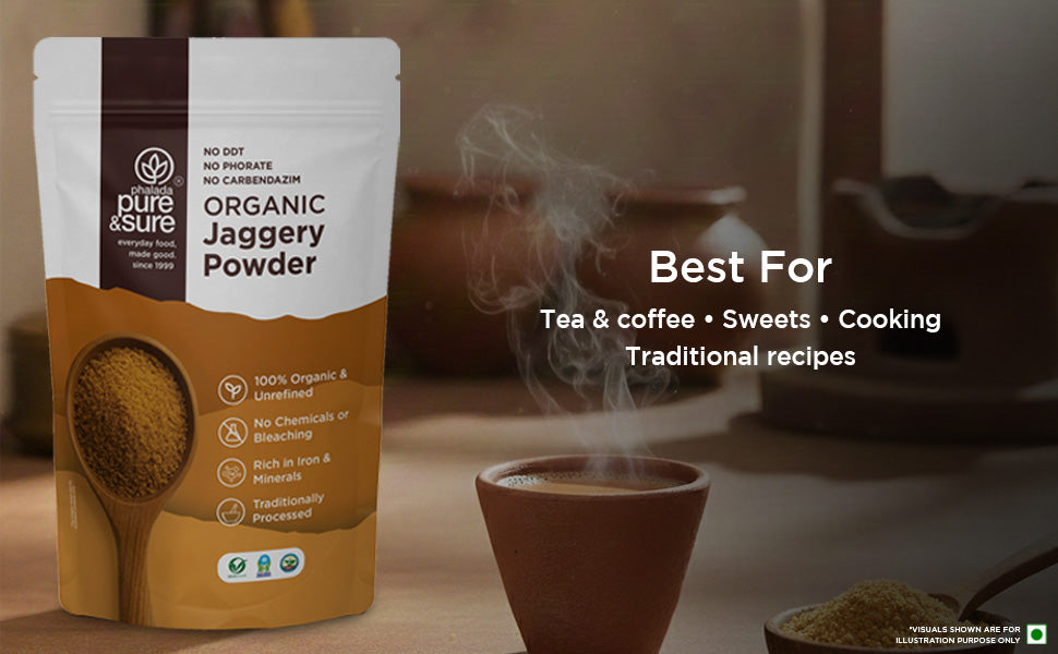 Pure & Sure Organic Jaggery Powder - Distacart