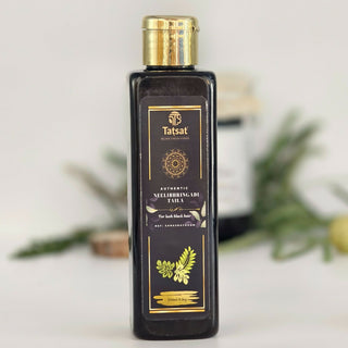Tatsat Neelibhringadi Classical Ayurvedic Hair Oil For Lush Black Hair - Distacart