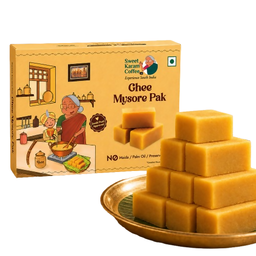Sweet Karam Coffee Ghee Mysore Pak - Dista