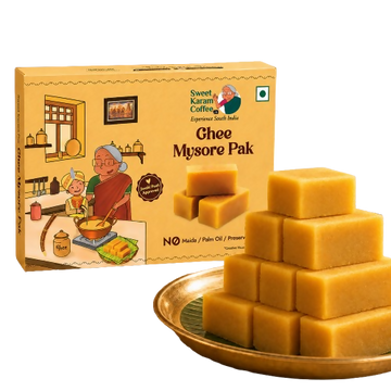 Sweet Karam Coffee Ghee Mysore Pak - Dista